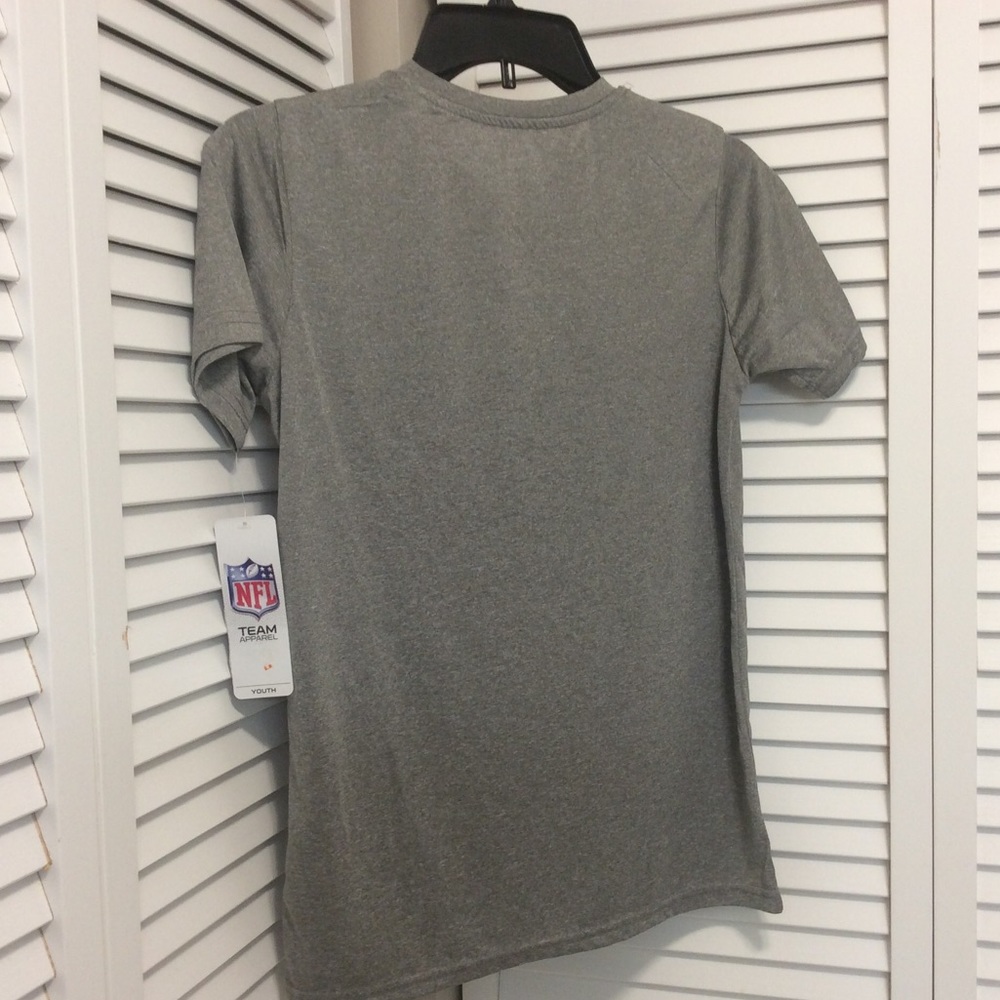Boys T-shirt Large 12/14 Gray New York Giants NFL - Picture 9 of 11
